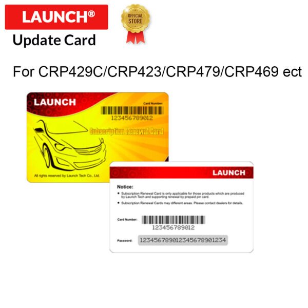 One Year Update Service for Launch Creader CRP429C/ CRP423/CRP479/CRP469/CRP909E - Image 2