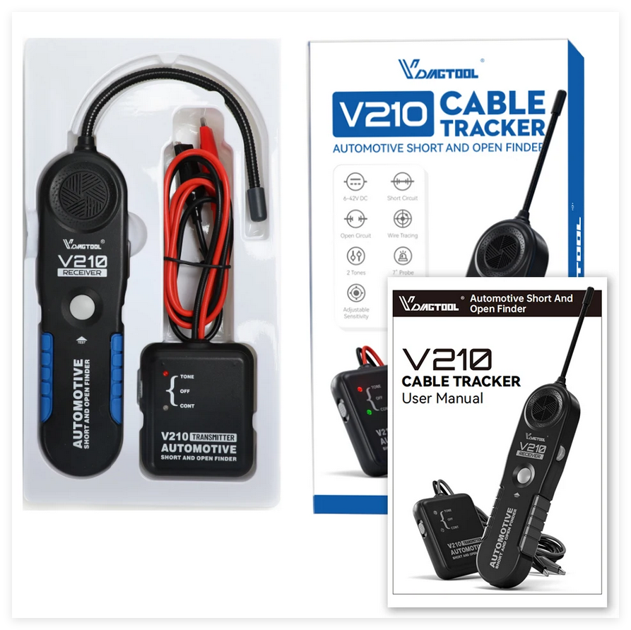 VDIAGTOOL V210 6-42V Automotive Circuit Tester Car Short Circuit and Open Circuit Detection - Image 4