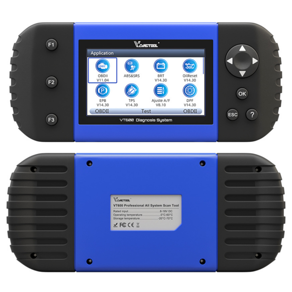 VDIAGTOOL VT600E OBD2 Scanner Car Diagnostic Tool ABS SRS