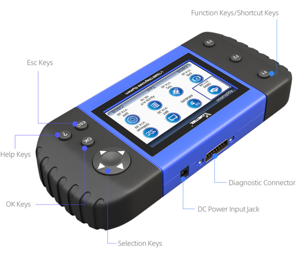VDIAGTOOL VT600E OBD2 Scanner Car Diagnostic Tool ABS SRS - Image 3