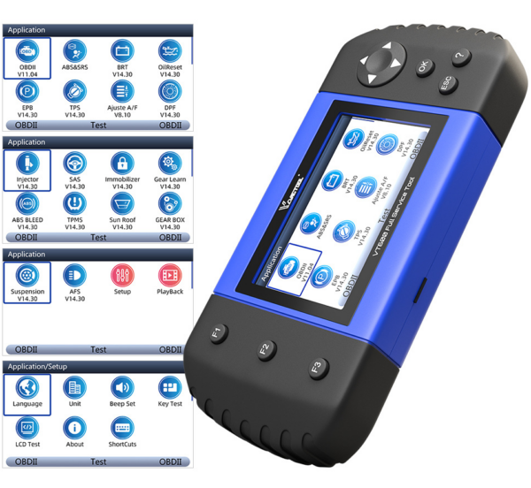 VDIAGTOOL VT600E OBD2 Scanner Car Diagnostic Tool ABS SRS - Image 5
