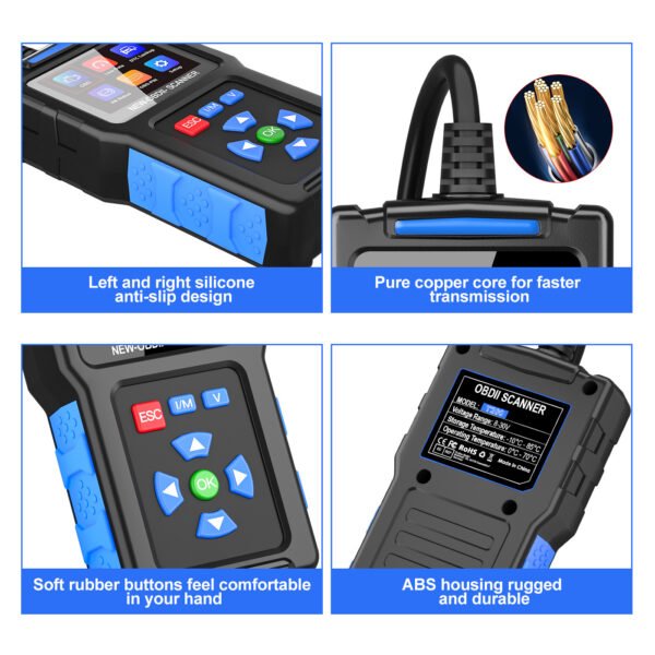 Jdiag T200 Car OBD2 Scanner Fault Code Reader Clear Digital Display Automobile Diagnostic Tool Car Engine Analyzer I/M Ready Tester - Image 4