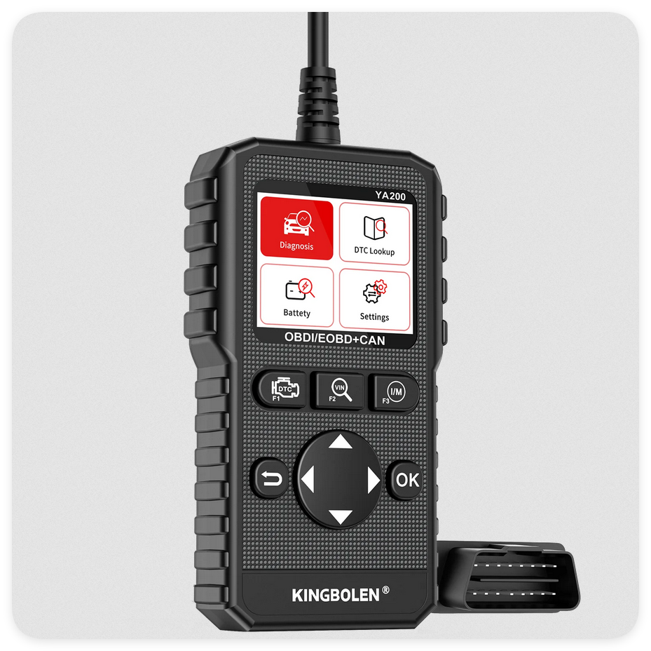 KINGBOLEN YA200 OBD2 Scanner Automotive Diagnostic Tool Engine DTC Lookup Battery Test Code Reader Free Lifetime Update - Image 2