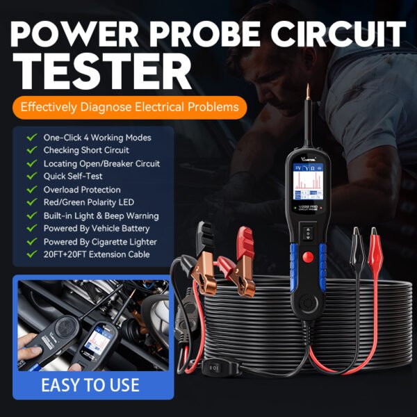 Vdiagtool V200 Pro Car Circuit Probe Tester - Image 2