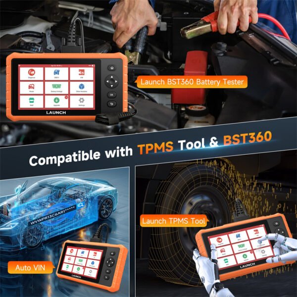 LAUNCH CRP919C Lite OBD2 Scanner All System Car Diagnostic Tool with FCA AutoAuth 32+ Services 2 Year Free update - Image 11