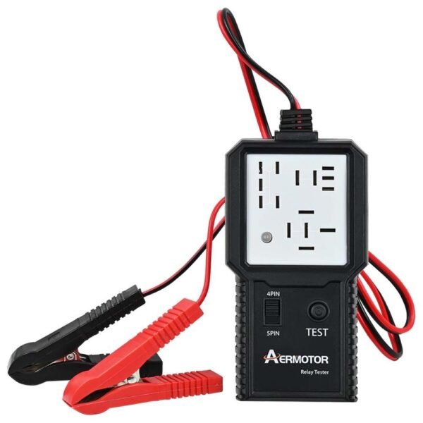 Aermotor 12V 24V Car Relay Tester Electronic Automotive Relay Detector Auto Battery Checker